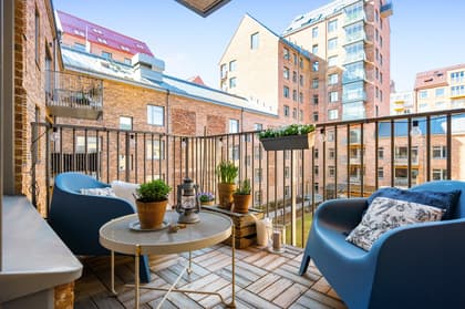 Balkong eller utsiktsbild