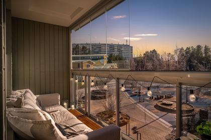 Balkong eller utsiktsbild