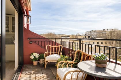 Balkong eller utsiktsbild