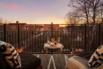 Balkong eller utsiktsbild