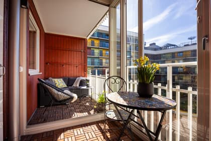 Balkong eller utsiktsbild