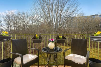 Balkong eller utsiktsbild