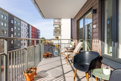 Balkong eller utsiktsbild