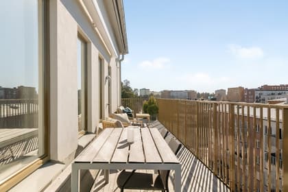 Balkong eller utsiktsbild