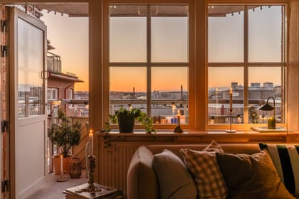 Balkong eller utsiktsbild