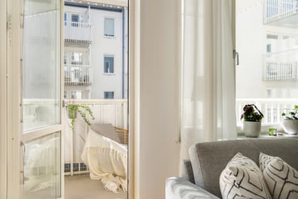 Balkong eller utsiktsbild