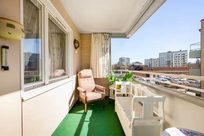 Balkong eller utsiktsbild