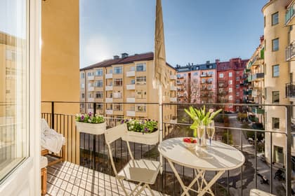 Balkong eller utsiktsbild