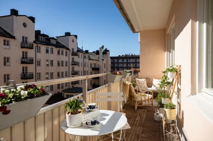 Balkong eller utsiktsbild