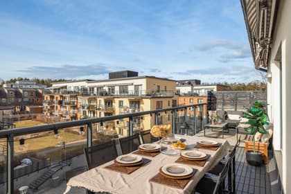 Balkong eller utsiktsbild