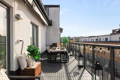 Balkong eller utsiktsbild