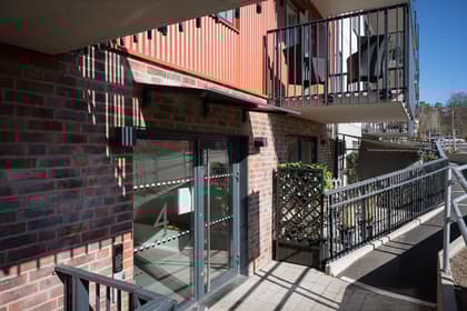 Balkong eller utsiktsbild