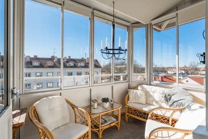 Balkong eller utsiktsbild