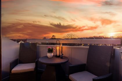 Balkong eller utsiktsbild