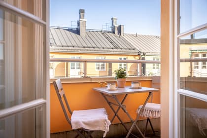 Balkong eller utsiktsbild