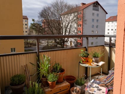 Balkong eller utsiktsbild