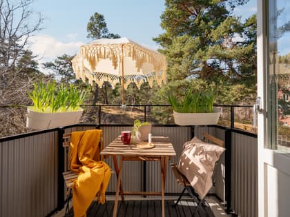 Balkong eller utsiktsbild