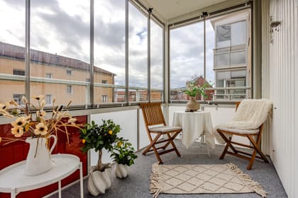 Balkong eller utsiktsbild