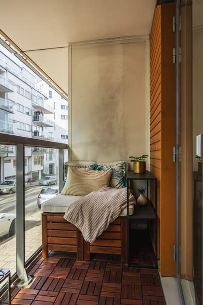 Balkong eller utsiktsbild