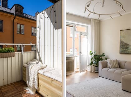 Balkong eller utsiktsbild