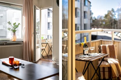 Balkong eller utsiktsbild