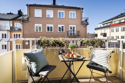 Balkong eller utsiktsbild