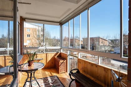 Balkong eller utsiktsbild