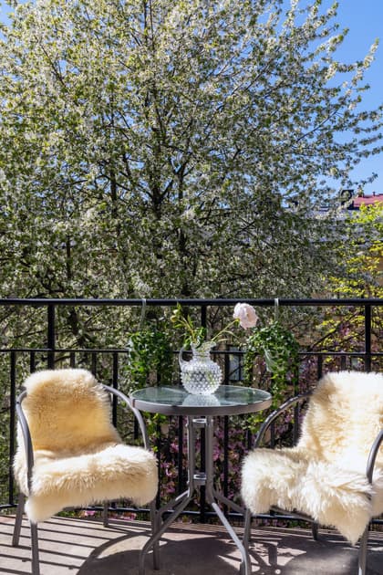 Balkong eller utsiktsbild