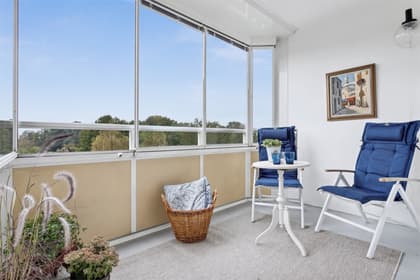 Balkong eller utsiktsbild