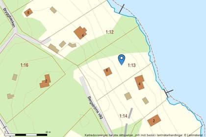 Illustrerad karta över fastigheten eller området