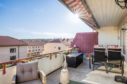 Balkong eller utsiktsbild