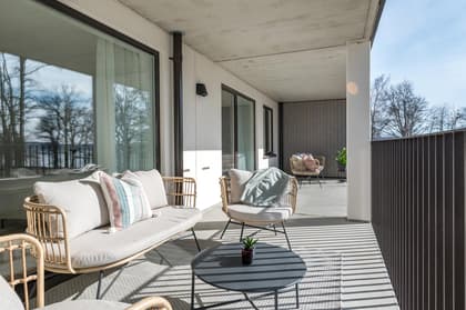 Balkong eller utsiktsbild