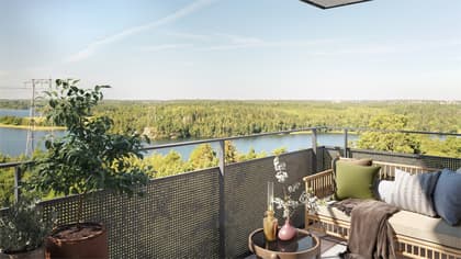 Balkong eller utsiktsbild