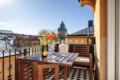 Balkong eller utsiktsbild