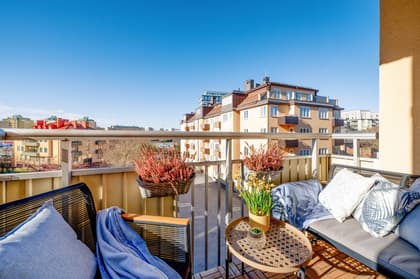 Balkong eller utsiktsbild