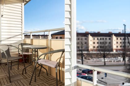 Balkong eller utsiktsbild