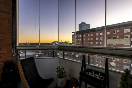 Balkong eller utsiktsbild