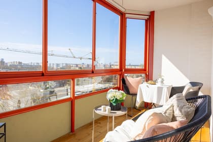 Balkong eller utsiktsbild