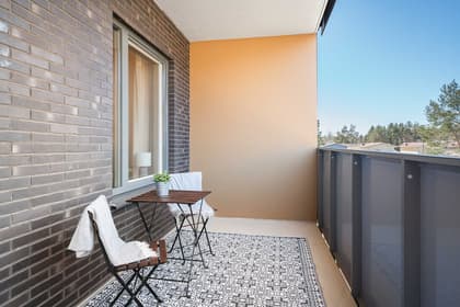 Balkong eller utsiktsbild