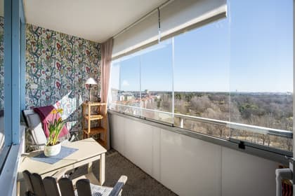 Balkong eller utsiktsbild