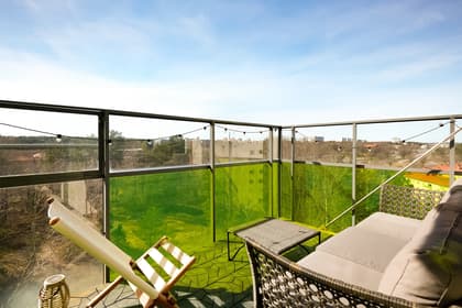 Balkong eller utsiktsbild