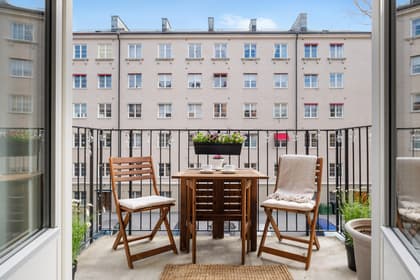 Balkong eller utsiktsbild