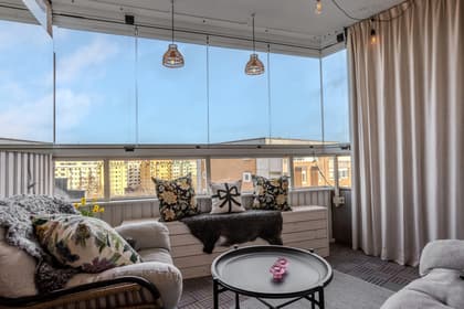 Balkong eller utsiktsbild