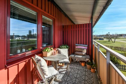 Balkong eller utsiktsbild