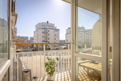 Balkong eller utsiktsbild