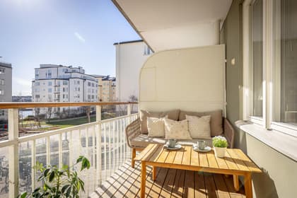 Balkong eller utsiktsbild