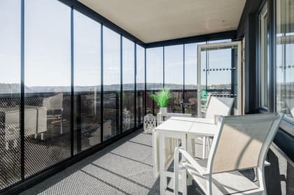 Balkong eller utsiktsbild