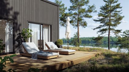 Balkong eller utsiktsbild