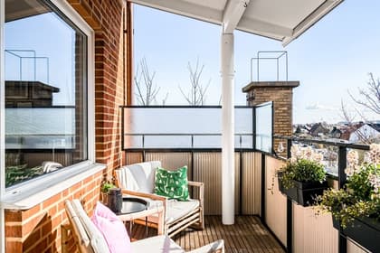 Balkong eller utsiktsbild