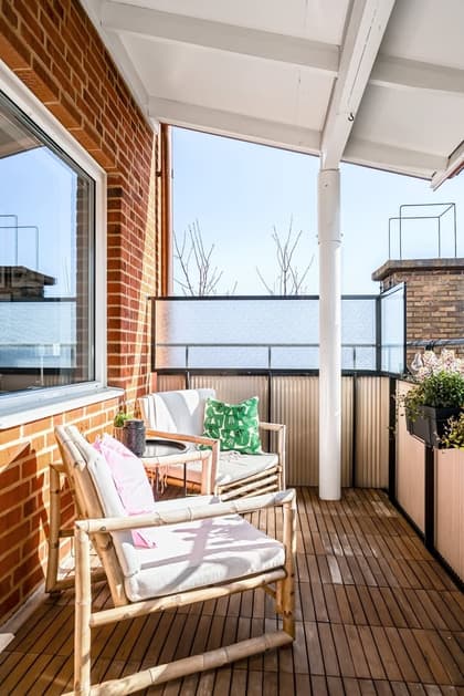 Balkong eller utsiktsbild